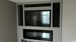 Bespoke Fitted Living Room Media Wall 1 Small