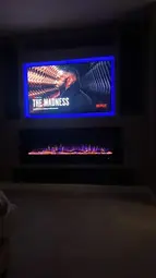 Bespoke Fitted Living Room Media Wall 2 Small