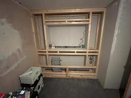 Bespoke Fitted Living Room Media Wall 7 Small