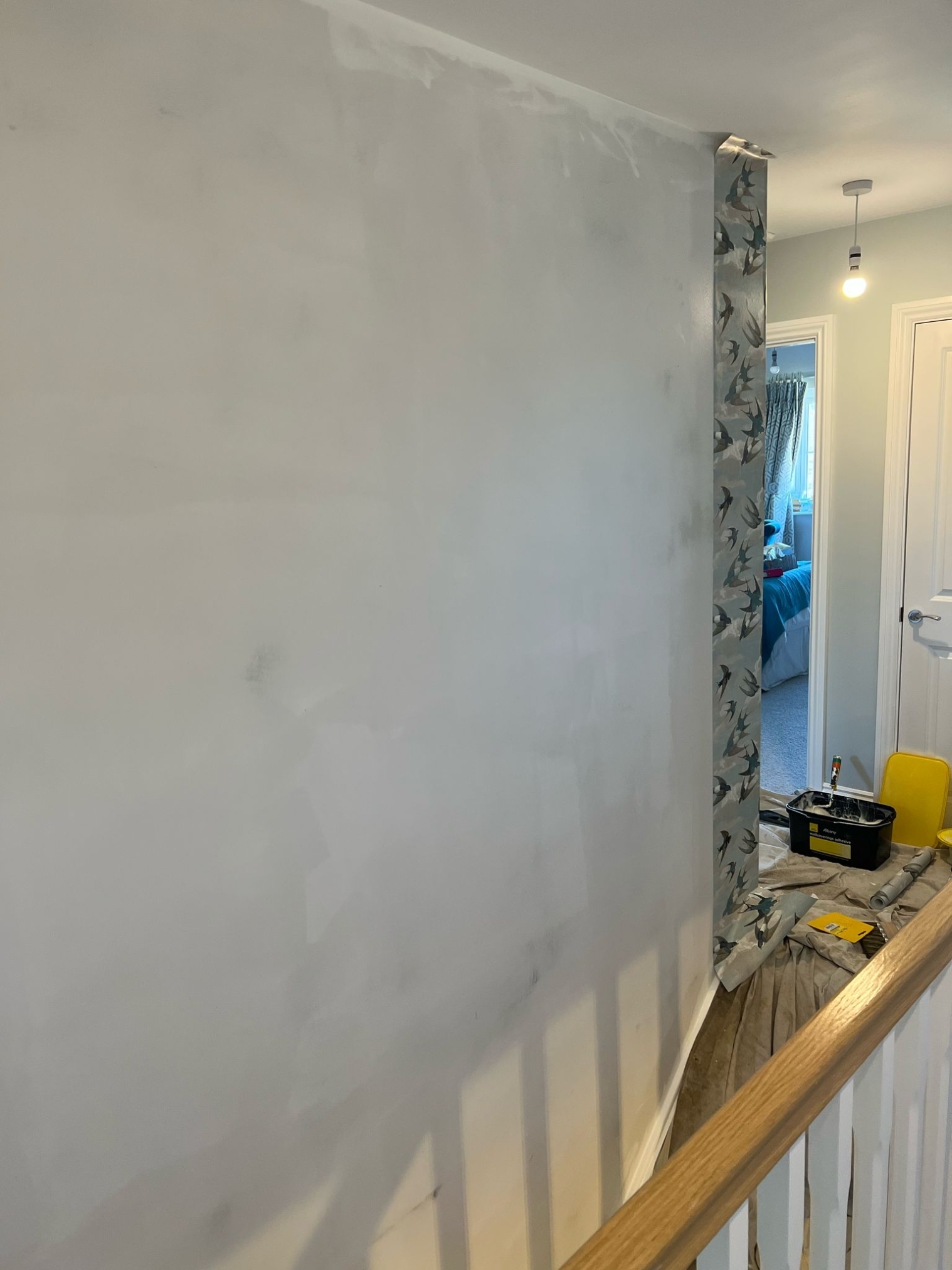 Wallpaper Hanging To Hallway In Tackley 12 Xlarge