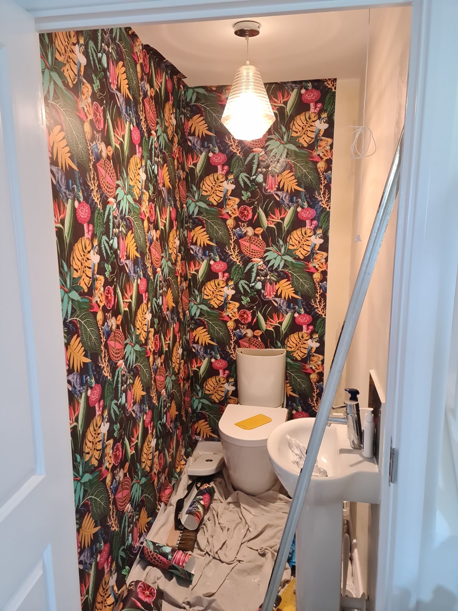 Wallpaper Hanging In A Wc In Wantage 5 Xlarge