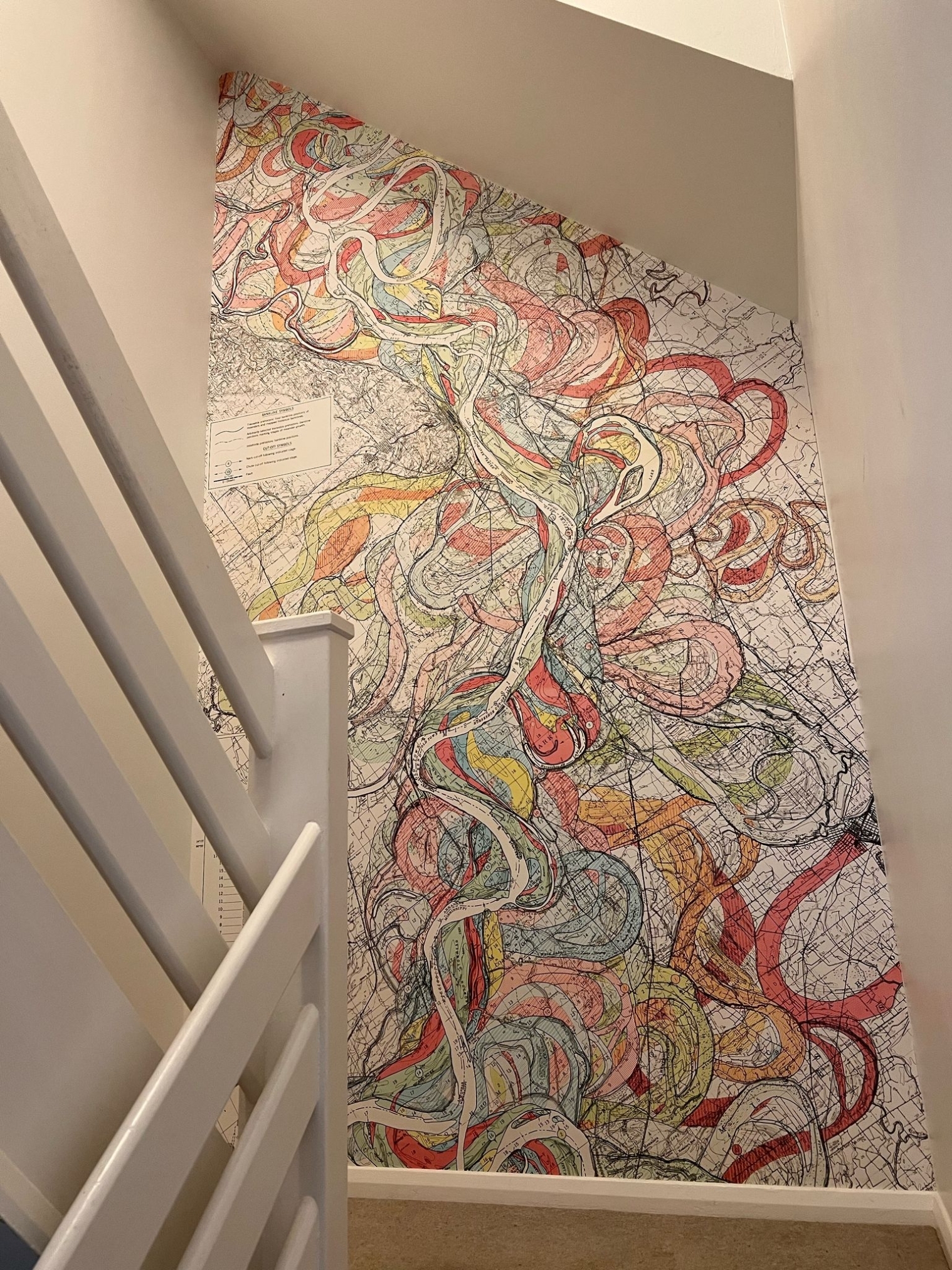 Wallpaper Mural River Maps Iffleyoxford 4 Xlarge