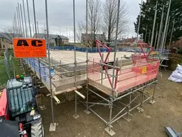 New Build Home Scaffolding Contractors Small